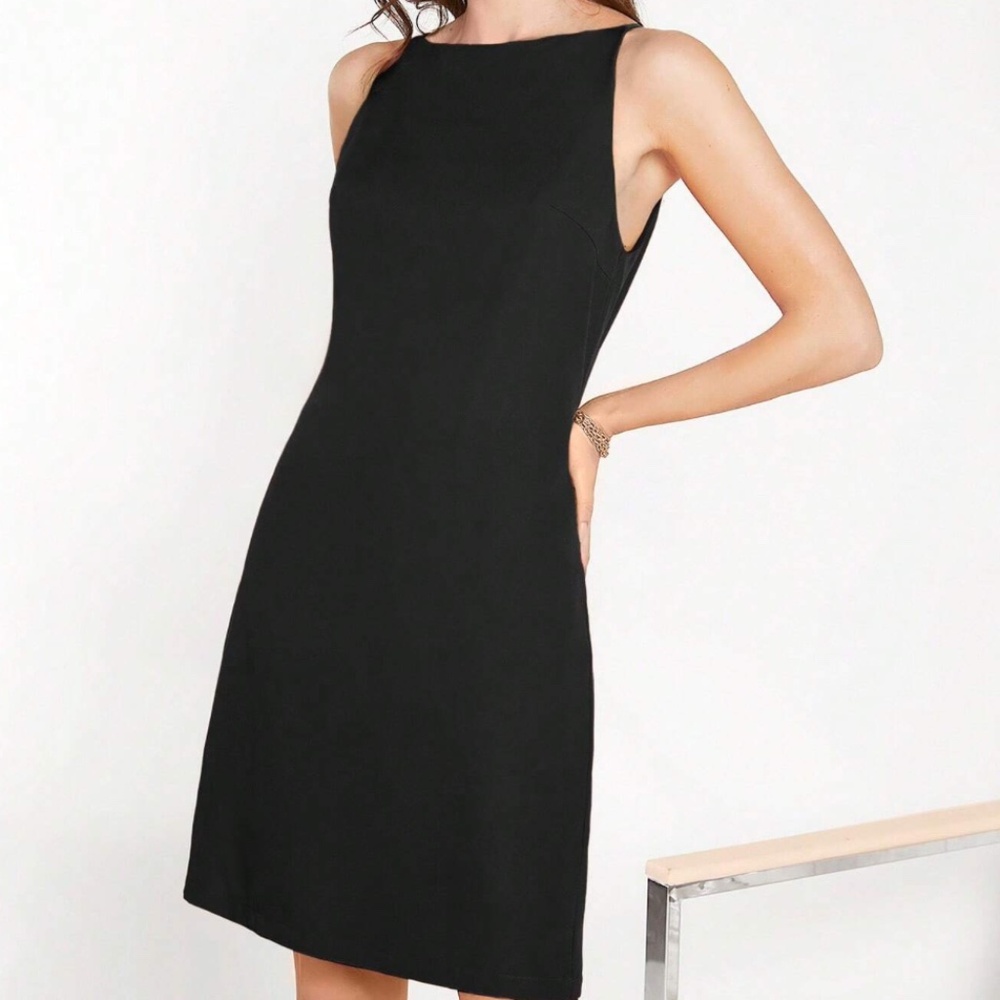 Workwear  Solid Tank Dress